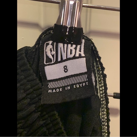 NBA Black Athletic Pants Sweatpants Joggers Size 8 - Picture 7 of 8